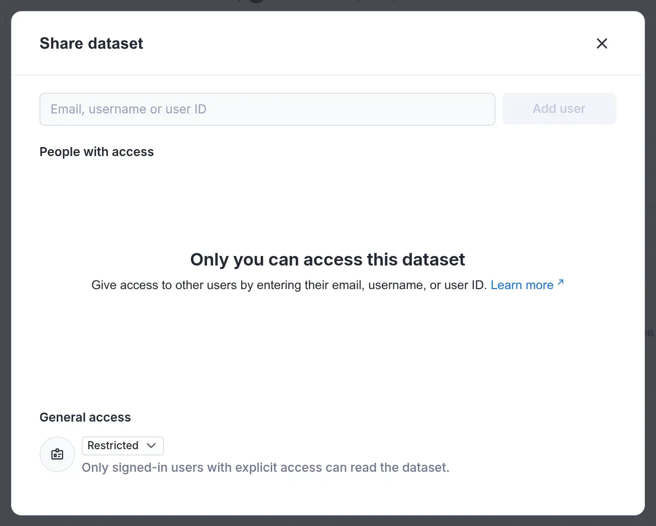 Setup resource level access control